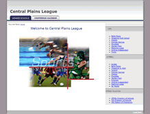 Tablet Screenshot of centralplainsleague.com